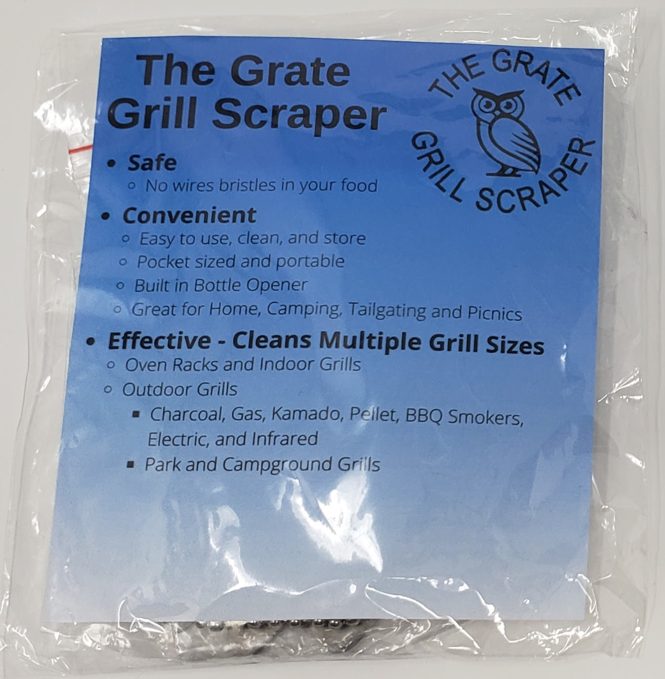 BBQ Grill Grate Scraper - WildWolfOutfitters